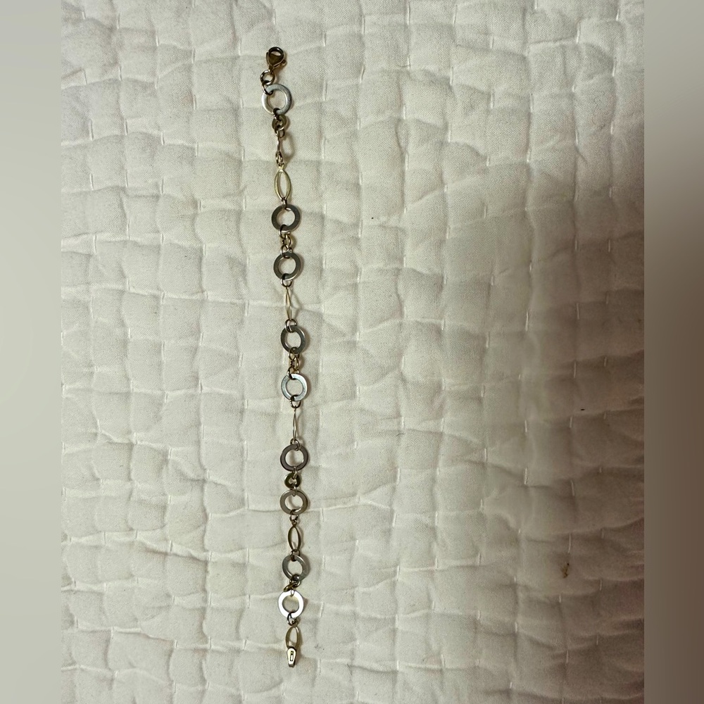 White & Yellow 14K Gold